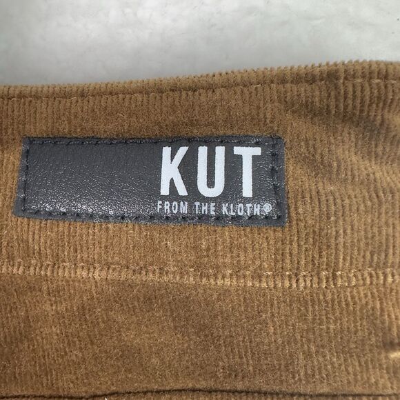 Kut From The Kloth Diana Fab Ab Skinny Corduroy Pants Brown 16P Petite High Rise - Picture 8 of 15